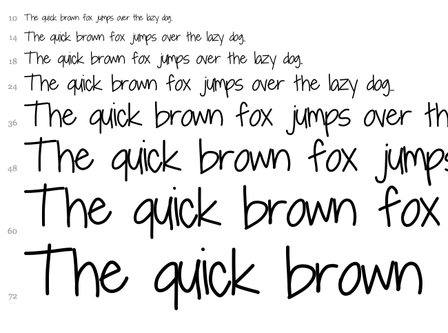 Red Velvet font waterfall